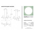 Люстра на штанге Simple Story 1146-9PL