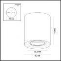 Накладной светильник Odeon Light 3567/1C