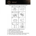 Подвесная люстра APLOYT APL.024.03.136