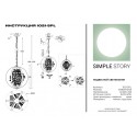 Подвесной светильник Simple Story 1021-5PL
