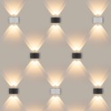 Светильник настенный Elektrostandard 1555 TECHNO LED TWINKY DOUBLE серый