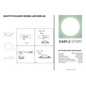 Встраиваемый светильник Simple Story 2086-LED12DLW
