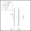 Бра Odeon Light 4324/12WL
