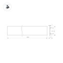 Экран для шинопровода Arlight 038422