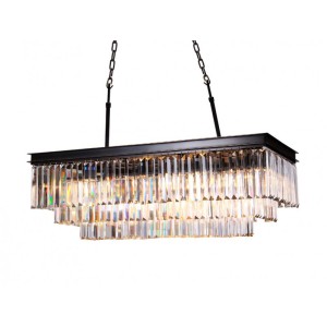 Каскадная люстра Newport 31111/S black+gold