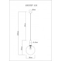 Подвесной светильник ARTE Lamp A3035SP-1GO