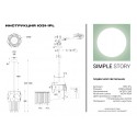 Подвесной светильник Simple Story 1031-1PL