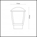 Садово-парковый светильник Odeon Light 4051/1B