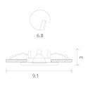 Влагозащищенный светильник ARTE Lamp A2024PL-1AB