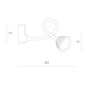 Бра ARTE Lamp A4107AP-1WH
