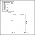 Бра Odeon Light 3833/2WA