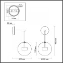 Бра Odeon Light 4802/12WL