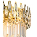 Каскадная люстра Natali Kovaltseva NAVIS 76019/10C GOLD