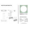 Каскадная люстра Simple Story 5931-7PL
