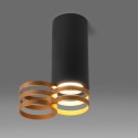 Накладной светильник Elektrostandard DLN102 GU10 черный/золото