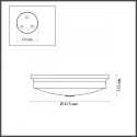 Накладной светильник Odeon Light 4824/4C