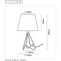Настольная лампа LUCIDE 47500/81/11