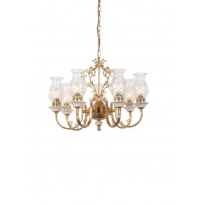 Подвесная люстра Lucia Tucci VETRALLA 179.7 antique gold