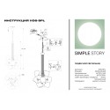 Подвесная люстра Simple Story 1106-9PL