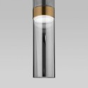 Подвесной светильник Eurosvet 50244/1 LED латунь/дымчатый
