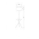Торшер ARTE Lamp A2070PN-1BK