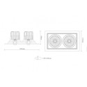 Встраиваемый светильник Donolux DL18893/02 White SQ