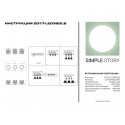 Встраиваемый светильник Simple Story 2077-LED36DLB
