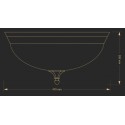 Накладной светильник Kutek DEC-PLM-3(P)470