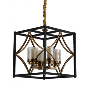 Подвесная люстра Lumina Deco LDP 1223-4 BK+MD