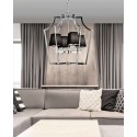 Подвесная люстра Lumina Deco LDP 1249-4 CHR+BK