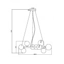 Подвесная люстра Maytoni MOD545PL-11BS