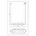 Подвесной светильник Maytoni MOD221PL-03BS