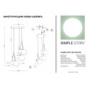 Подвесной светильник Simple Story 1020-LED9PL