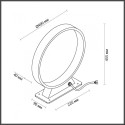 Садово-парковый светильник Odeon Light 6615/6FL