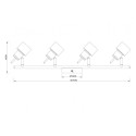 Спот ARTE Lamp A1906PL-4WH