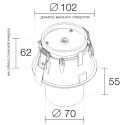 Спот LeDron EVA DANNY MINI H61 White