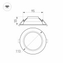 Светильник Downlight Arlight 023196(2)