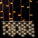 Светодиодный занавес Eurosvet 200-101 теплый белый с эффектом мерцания 2*3м IP65