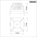 Влагозащищенный светильник Novotech 358483