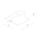 Встраиваемый светильник ARTE Lamp A9110PL-1WH