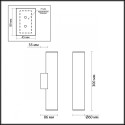 Бра Odeon Light 4245/2WA
