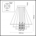 Каскадная люстра Odeon Light 3901/99L