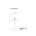 Настольная лампа ARTE Lamp A2589LT-1SS