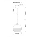 Подвесной светильник ARTE Lamp A7762SP-1CC