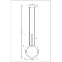 Подвесной светильник Maytoni MOD165PL-L18G3K