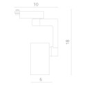Светильник на шине ARTE Lamp A2310PL-1BK