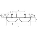 Встраиваемый светильник Lightstar 011824
