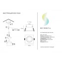 Встраиваемый светильник Simple Story 2031-1DLB