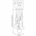 Каскадная люстра Lightstar 813092