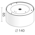 Накладной светильник LeDron LXS0812-16W 4000K